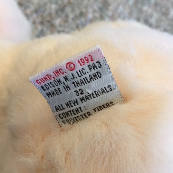 Light pink Gund bear - Picture 9 of 12